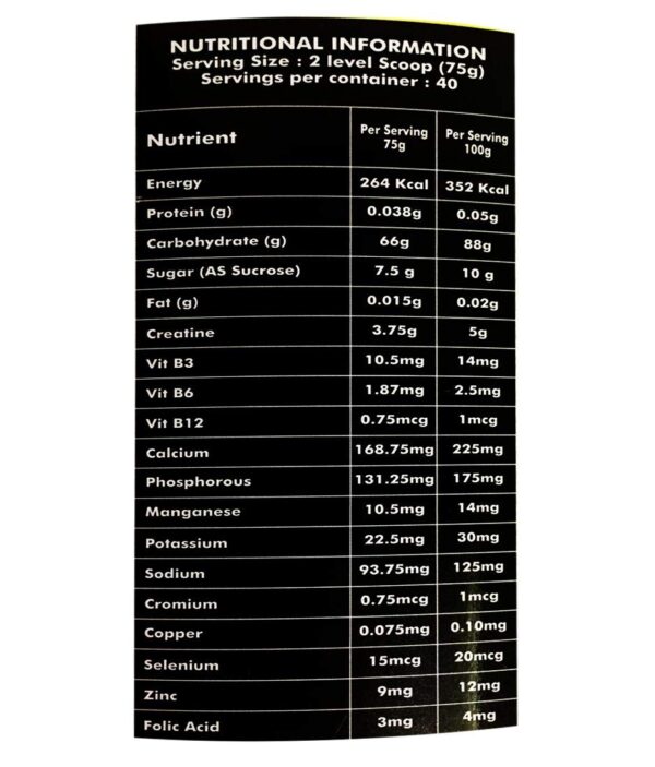 Bigg Nutrition Carbs Blend Plus Mass Gainer Supplement Powder (Chocolate, 3 Kg) 3