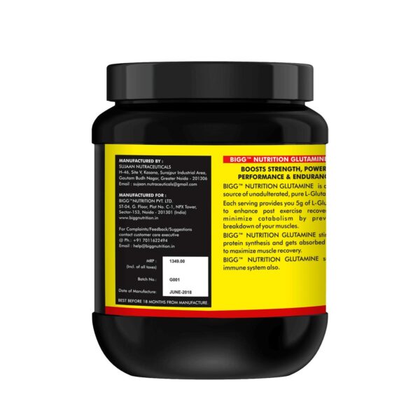 L-Glutamine For Muscle Growth And Recovery 250g(Unflavored) 3