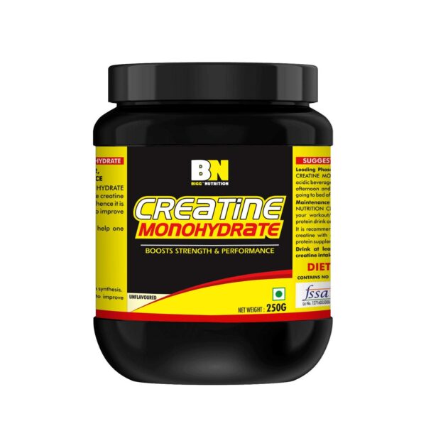 Pure Creatine Monohydrate for Muscle Building (250 gm) (Unflavoured)